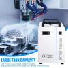 Cold Plunge Water Chiller - Safe Efficient Cooling System,Industrial Cold Plunge Chiller with Viewing Window for Engraving Machines, Summer & Winter view 2
