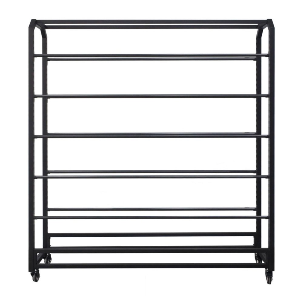 10 Rods/12 Rods/14 Rods/16 Rods/18 Rods/20 Rods Multi-Use Storage Rack with Adjustable Hanging Rod, Car Vinyl Holder, Fabric Roll Storage Rack,for Leather Rolls/Window Film/Wallpaper Displays(10 rods,