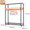 10 Rods/12 Rods/14 Rods/16 Rods/18 Rods/20 Rods Multi-Use Storage Rack with Adjustable Hanging Rod, Car Vinyl Holder, Fabric Roll Storage Rack,for Leather Rolls/Window Film/Wallpaper Displays(10 rods, view 3