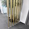 ENHEN Room Divider Gold Floor to Ceiling Wall Post Partitions Screens Room Dividers, Simple Separator Pole for Privacy Screens, Great for Dividing Space, 2 Pack(215cm/84.6in/7.1ft) view 2