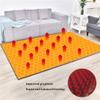 WSNCXFW Electric Heated Area Rug Space Heater, Foot Warmer Floor Heating Mat,Infrared Radiant Floor Heater,Graphene Electric Heating Carpet,for Living Room Bedroom,D,80 * 160CM view 2