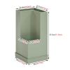 ZQKKLK Umbrella Barrel Umbrella Stand 2 Tiers Metal Umbrella Holder,Rectangular Umbrella Rack with Detachable Drip Tray, Forf Rod Walking Stick Alpenstocks/Green view 3