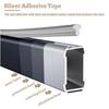 Elitix Curved Closet Rod Corner Connector Bracket, Heavy Duty Wardrobe Tube Support for Corner Hanging Rod, Ceiling Mount Organization Flange Bar(Black,90cm(35 3/8")) view 3