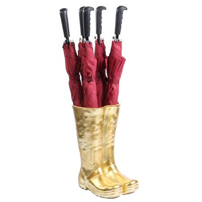 ZQKKLK Umbrella Stand Holder Boots Shape Umbrella Stand, Indoor Outdoor Umbrella Storage Rack for Flowers Canes Walking Sticks, Stable Umbrella Holder Bucket Decor