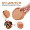 24fl oz (700ml) Silicone Food Storage Containers,Round Bowls with Lids - Meal Prep Containers for Kitchen Serving, Salad & Lunch - Airtight, Microwave/Fridge/Dishwasher Safe, BPA-Free (Grass green) view 4