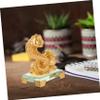 RORPOIR Snake Decor Statue Chic Snake Shaped Model Desktop Adornment for Chinese Year Unique Creative Home Decor Compact for Space-Saving Elegance view 2