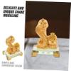 RORPOIR Snake Decor Statue Chic Snake Shaped Model Desktop Adornment for Chinese Year Unique Creative Home Decor Compact for Space-Saving Elegance view 3