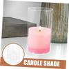Levemolo 3pcs Glass Candle Cup Tealight Holder Tealight Candle Holder Three Decorative Cover view 2