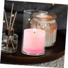 Levemolo 3pcs Glass Candle Cup Tealight Holder Tealight Candle Holder Three Decorative Cover view 4