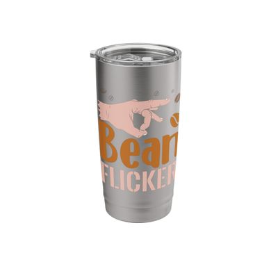 Bean Flicker T-Shirt Caffeine Funny Coffee Stainless Steel Insulated Tumbler