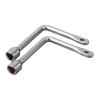 Cosyhat XLJP 2Pcs Elevator Door Keys Triangular Key Spanner Wrench Universal Triangular Key Socket for Repairing Manual Tools view 2