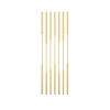 Set of 7 Metal Wall Partition Post Room Dividers, Privacy Screens Room Partition Post suitable for living rooms and studies, Column Decor Grille with Adjustable Height and adjustable feet(Gold,H130cm/ view 1