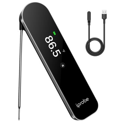 iProbe Meat Thermometer Digital -0.5 Sec Instant Read Food Thermometer for Cooking and Grilling Stocking Stuffers for Men Christmas Gifts for Men