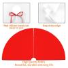 Yioniii Sweet Ice Cream Sundae Pattern 36Inch Christmas Tree Skirt, Christmas Party Home Decor, Merry Christmas Base Cover for Christmas Tree Holiday Decorations,Multicolour view 4