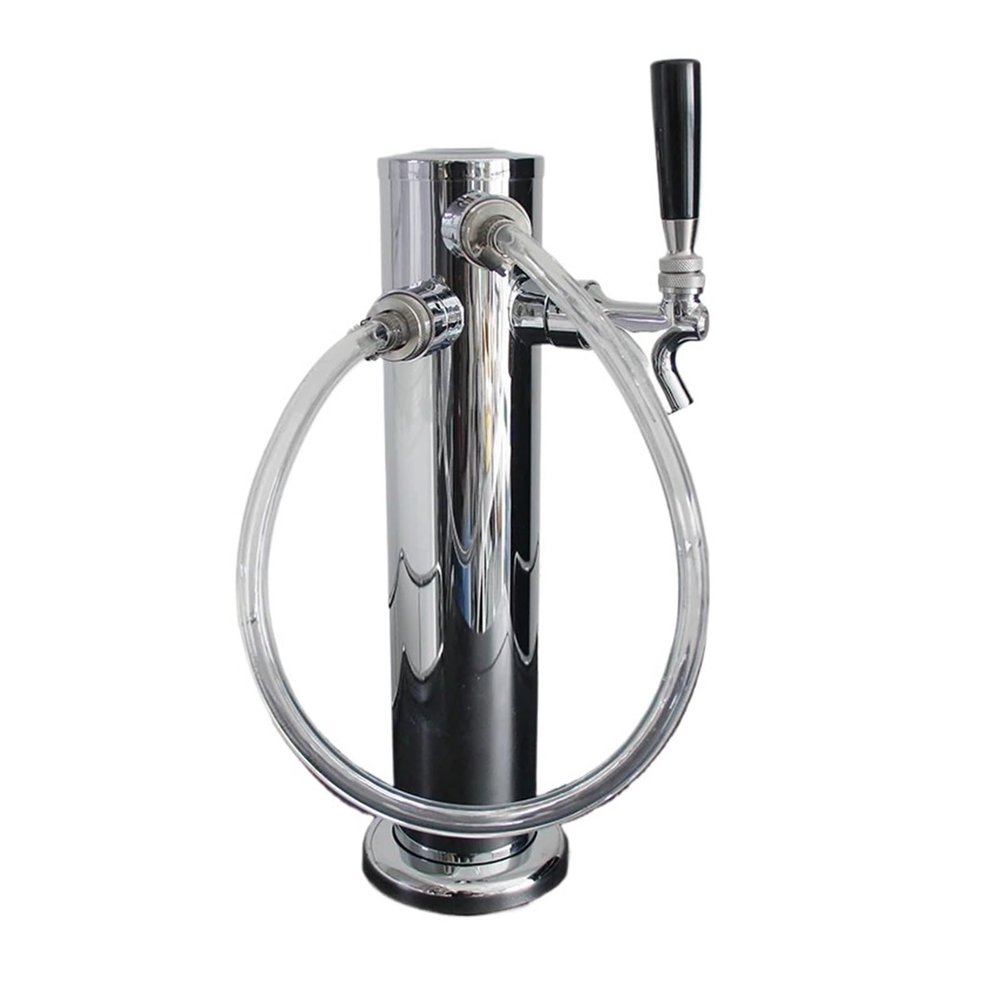 ASDJKL Home Brewing Draft Beer Line Cleaning Jumper Hose Dual Faucet Threads 1/4"(6mm) ID Beer Hose Brewing Accessories