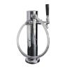 ASDJKL Home Brewing Draft Beer Line Cleaning Jumper Hose Dual Faucet Threads 1/4"(6mm) ID Beer Hose Brewing Accessories view 1