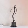 NILEEBUKER Bronze Giacometti Sculpture Falling Man Statue Famous Abstract Art Replica Home Decor view 2