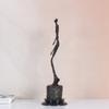 NILEEBUKER Bronze Giacometti Sculpture Falling Man Statue Famous Abstract Art Replica Home Decor view 3