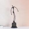 NILEEBUKER Bronze Giacometti Sculpture Falling Man Statue Famous Abstract Art Replica Home Decor view 4