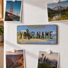 Personalized License Plate Magnet, Custom Fridge Magnet with Your Text, All 50 States Available, Durable Hardboard Refrigerator Magnet, State License Plate Souvenir, Wyoming, Large 4.43 x 9.00 Inch view 4