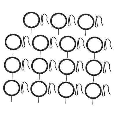 CONGARTENO 40sets Curtain Hanging with Hooks Fixing Circles for Shower and Drapes Design for Home Use
