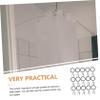 CONGARTENO 40sets Curtain Hanging with Hooks Fixing Circles for Shower and Drapes Design for Home Use view 3