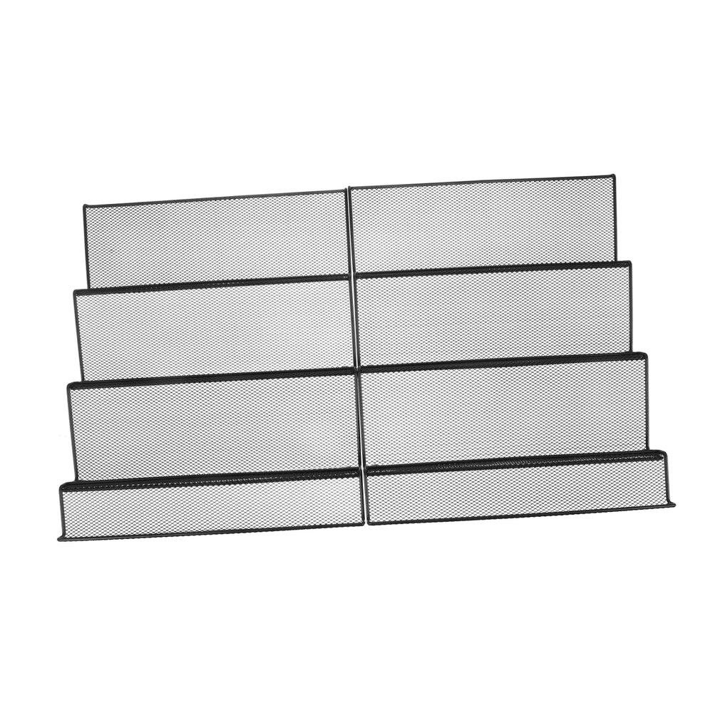 FUNOMOCYA Kitchen Drawer Spice Rack Organizer Metal Seasoning Holder Ventilated Mesh Design and Reusable Spice Jar Storage for Modern Kitchen Cabinets Easy to Clean