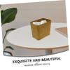 Cabilock Handmade Straw Waste Basket Car Trash Can Storage Basket for Organizing Multi-functional Organizer for Garage Storage view 3