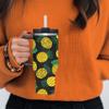 AMZUShome 40 OZ Pineapple Tumbler with Handle.pineapple lover gifts.Unique Birthday Christmas Gifts for Pineapple Lover.Personalized 40 OZ Pineapples Tumbler Gifts for Women Men. view 3