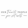 Our Favorite People your seat awaits - Wedding Seating Chart Header Decal for Mirror - Our Favorite People Welcome Sign - Wedding Welcome view 1