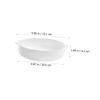 COLLBATH Ceramic Baking Dish White Bone China Pan Versatile for Baking Serving Salad Cheese and More Oven Safe and Easy to Clean for Home and Restaurant Use view 4