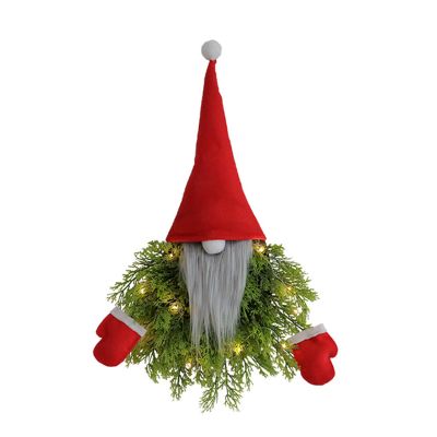 HEYXI Christmas Decor Wreath Christmas Ornaments LED Hanging Garlands Santa Snowman Tree Pendant Ornament for Window