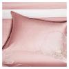 GLAMDIA 1000TC Long Staple Cotton Blue Bedding Set Chic Embroidery Blooming Flower Art Duvet Cover Set Bed Sheet Pillowcases Queen King,Bed view 2