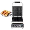 CPVKRY Commercial Waffle Maker, 4pcs Rectangle Waffle Iron, Non-Stick Industrial Belgian Waffle Maker Stainless Steel 110V Temp and Time Control, Suitable for Restaurant Bakeries Snack Bar Family view 1