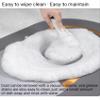 Memory Foam Bath Mat Bathroom Rugs Super Water Absorbent Half Round Machine Washable Bath Rugs Super Water Absorbent Bath Mats (Tea Green,3.5mm Diatom mud,23.62 * 35.4") view 4