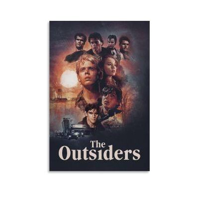 Movie Poster The Outsiders Poster Wall Art Decor Print Picture Paintings for Living Room Bedroom Decoration 12x18inch(30x45cm) Unframe-style