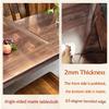 Clear Frosted Dining Table Protector,40x65cm Coffee Table Table Cover, Waterproof Scratch Resistant PVC Dining Table Cloth,2mm Thick Durable Tablecloth for Desk,Rectangle view 4