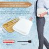 Large Wooden Tray with Lid,Bamboo Tray with Storage Compartment, Portable Organizer Trays with Brush Accessories,Spill Proof Cover, Ideal Storage for Home or Travel view 2