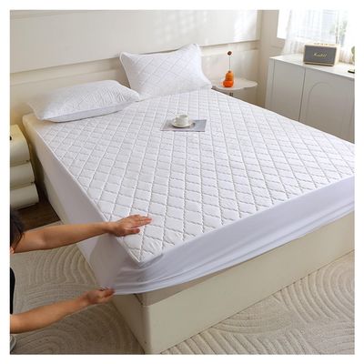 XMAYODS Waterproof Mattress Protector Pad Queen King Twin XL Machine, Breathable Mattress Covers Topper with Deep Pockets, Washable Bed Cover All-Season Use(Color 3,1PC 150x200cm)