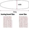 GJPXFR Ironing Board Cover, Large Replacement Ironing Board Cover 42x12 43x14 48x15 49x18 54x15 54x18in Iron Pad Covers with Scorch Resistant Padding(Black,110x35cm(43x14in)) view 2
