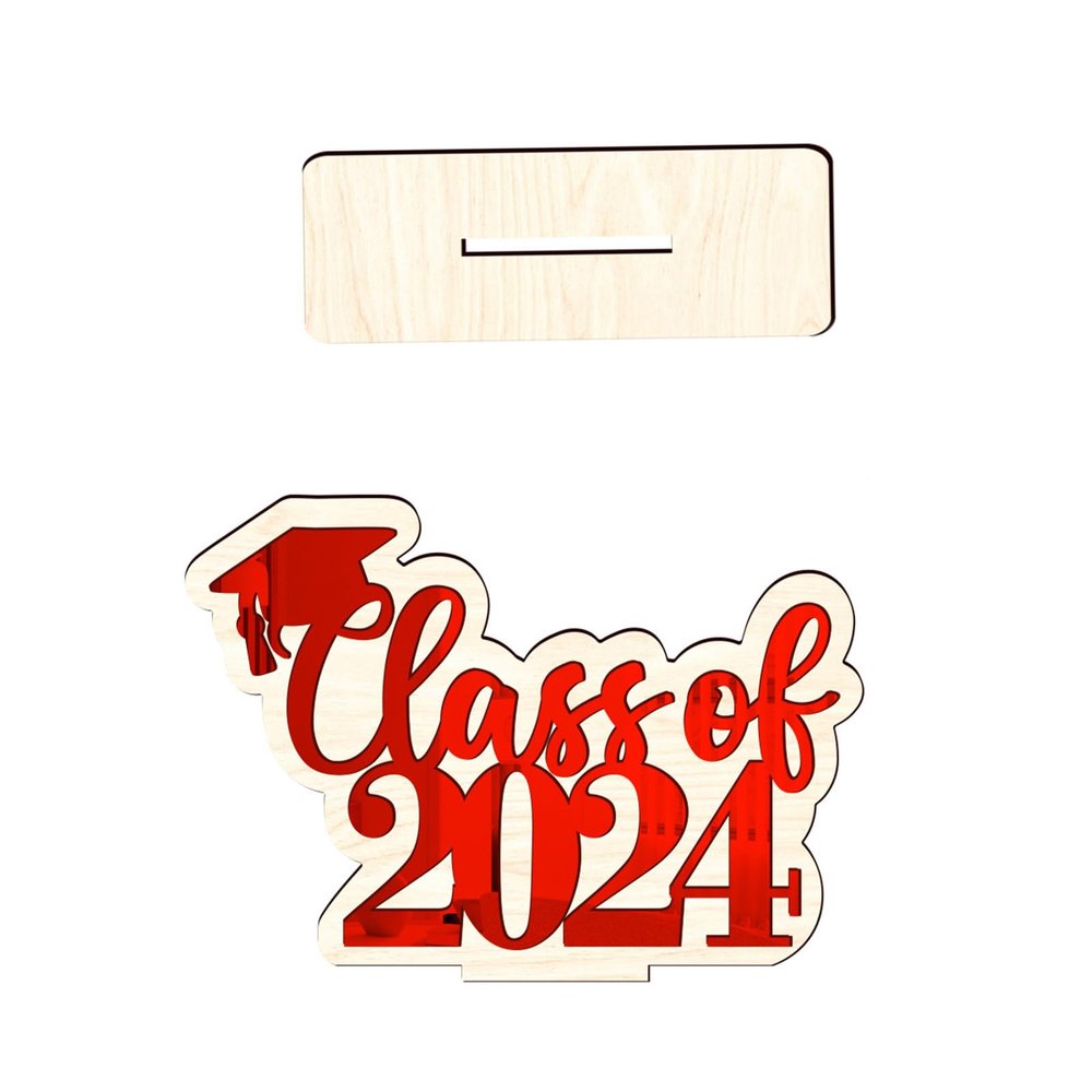 2024 Graduation Wood Decors Table Centerpieces Table Decorations House Decors For Party Supply Use Wood Structures