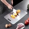 DTREELS Stainless Steel Cutting Board, Non Slip Non Stick Cutting Board, Double-Sided Food Grade Meat Cutting Board, for Chopping Vegetables and Meat, Kneading Dough for Home Kitchen Cooking view 4