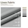 Sulugood Blackout Roller Shades, Cordless Linen Window Blinds, Blackout Roller Blinds with Cassette Valance Thermal Insulated Window Shades for Home Office Bedroom, Light Grey, 64" W x 84" H view 4