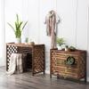 PPOIUYK Solid Wood Air Conditioning Rack for Outside Unit, Thickened Wooden Board Air Conditioner Fence Privacy Screen to Hide Air Conditioner (Size : Small) view 3