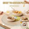 24 27 31 33 35 39 43in Dining Table Turntable Explosion-Proof Tempered Glass Rotating Tray Lazy Susan Turntable with Silent Bearings Strong Load-Bearing Easy to Clean for Banquets Party Family Dinners view 3