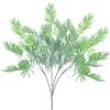 4 PCS Artificial Mimosa Stems Long Stem Autumn Mimosa Greenery Stems Fall Ferns Leaves Branches for Outdoor Indoor Garden Home Window Box Decor (C) view 1