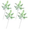 4 PCS Artificial Mimosa Stems Long Stem Autumn Mimosa Greenery Stems Fall Ferns Leaves Branches for Outdoor Indoor Garden Home Window Box Decor (C) view 3