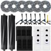 Replacement Kit Accessories Compatible With Ecovacs Deebot X2 Omni/X2/Pro/DEX86 Robot Vacuum Cleaner Parts 2 Rubber brushe, 6 Side brushes, 6 Dust bag, 6Mop cloth, 6HEPA Filter view 1