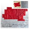 Concrete Stamps - Stone Tile Texture Mat, Slate Floor Imprint Mold for Outdoor Decorative Landscaping, Rocks Textures Stone Forms view 1