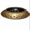 Vishnu Handicrafts Store Home Decor Tealight Holder/Perforated Degchi Style Candle Stand/Antique Finished Dhoop Incense/Tealight Holder Degchi Pot - Black Golden Chrome Polished view 2
